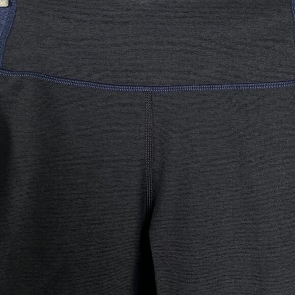 Outdoor Voices Crop Leggings‎ Two Tone Blue Gray Athletic Women's Small - Picture 3 of 6